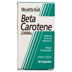 Health Aid Beta-Carotene Natural 15mg Capsules 30