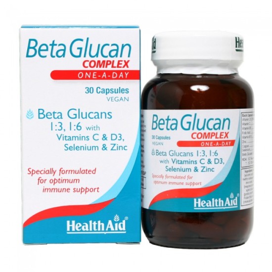 Health Aid Beta Glucan Complex 30 Vegan Caps