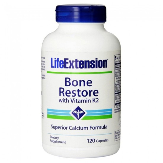 Life Extension Bone Restore With Vitamin K2 120 caps