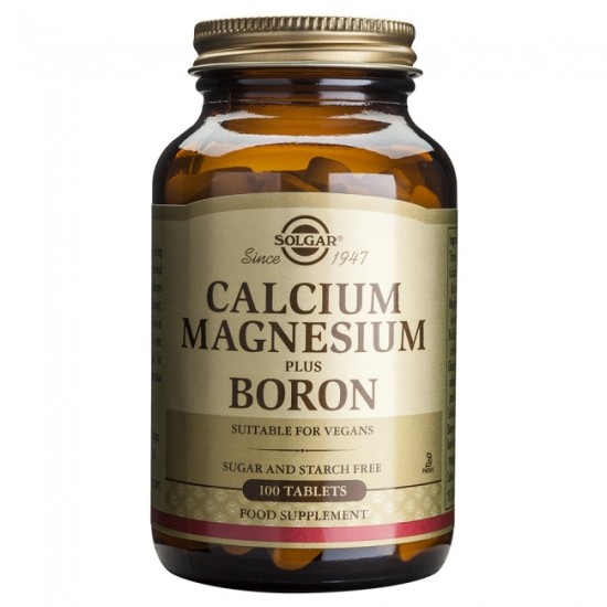 Solgar Calcium Magnesium + Boron Tabs 100