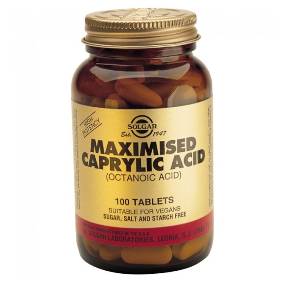 Solgar Maximised Caprylic Acid 365mg 100tabs