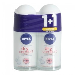 Nivea Deo Dry Comfort Roll-On 50ml 1+1 ΔΩΡΟ