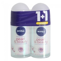 Nivea Deo Pearl & Beauty Roll-On 48h 50ml 1+1 ΔΩΡΟ