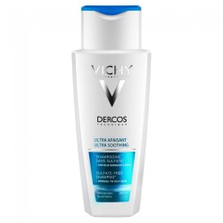 Vichy Dercos Ultra Soothing Shampoo Κανονικά Λιπαρά Μαλλιά 200ml