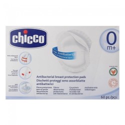 Chicco Επιθέματα Στήθους Αντιβακτηριακά 60τμχ