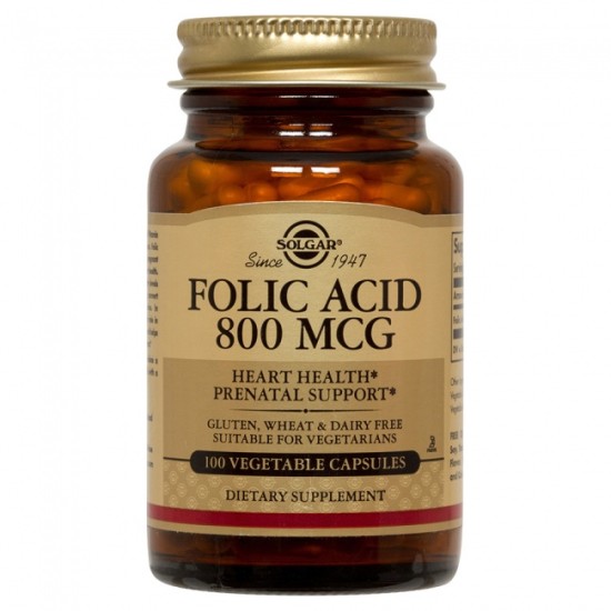 Solgar Folic Acid 800μg 100tabs