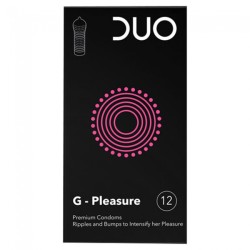 Duo G-Pleasure Με Κουκκίδες και Ραβδώσεις 12 τεμαχίων