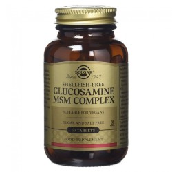 Solgar Glucosamine MSM Complex (Shellfish-Free) 60tabs