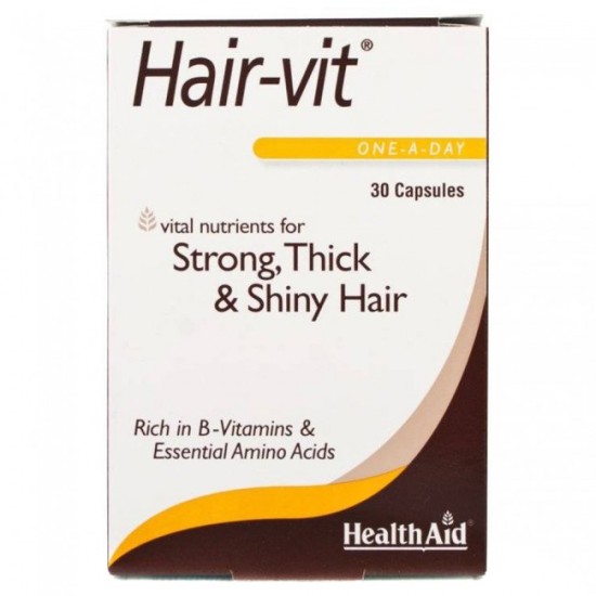 Health Aid Hairvit Capsules 90 Blister