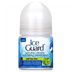 Optima Ice Guard Crystal Deodorant Roll On Tea Tree 50ml