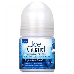 Optima Ice Guard Crystal Deodorant Roll On Unperfumed 50ml