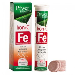 Power Health Iron Fe + C 20 Tabs Αναβράζοντα