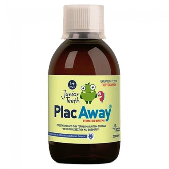 PlacAway Junior Teeth Mouthwash 250ml