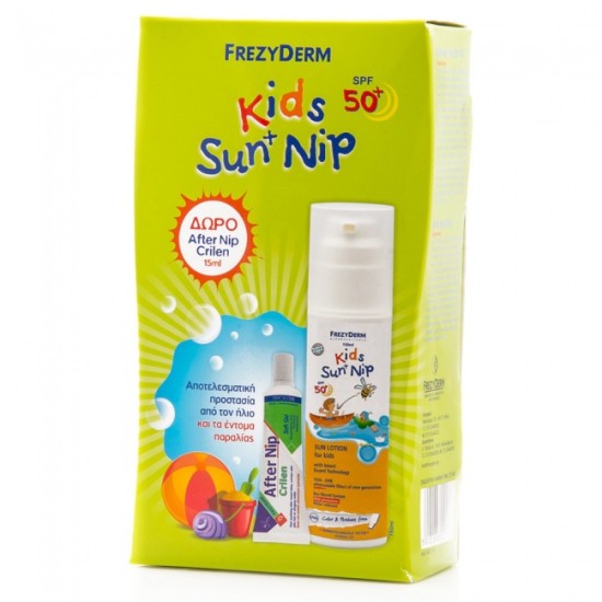 Frezyderm Kid Sun Nip Spf50 150ml & ΔΩΡΟ After Nip Crilen 15ml