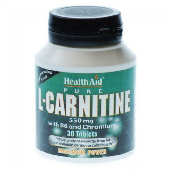 Health Aid L-Carnitine 550mg Tablets 30