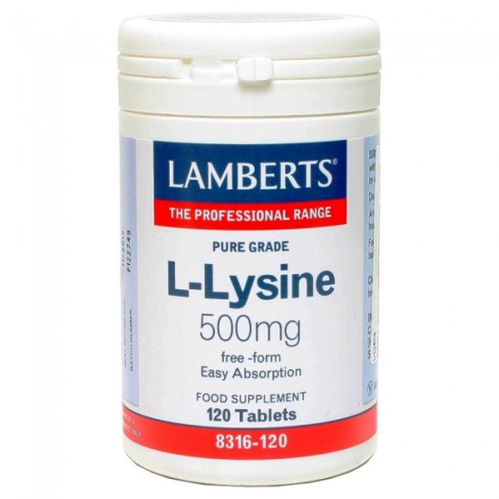 Lamberts L-Lysine 500mg 120tabs