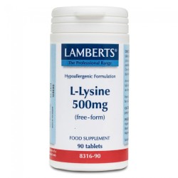 Lamberts L-Lysine 500mg 90tabs