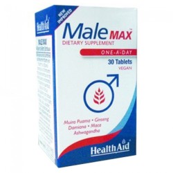 Health Aid Male Max Vegetarian 30 Tablets