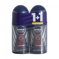 Nivea Men Dry Impact Plus Roll-On 48h 50ml 1+1 ΔΩΡΟ