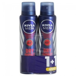 Nivea Men Dry Impact Spray 48h 150ml 1+1 ΔΩΡΟ