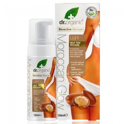 Dr.Organic Moroccan Glow Light Self Tan Mousse 150ml