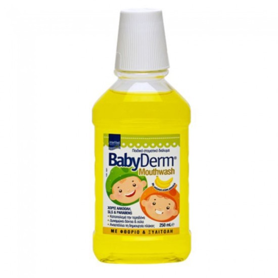 BabyDerm Mouthwash Μπανάνα 250ml