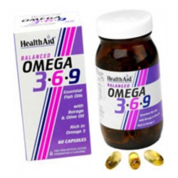 Health Aid Omega 3-6-9  1155mg Capsules 90