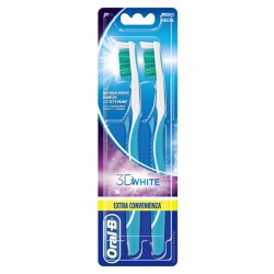 Oral B Οδοντόβουρτσα Complete Clean 3D White 35 Medium 2 τεμάχια