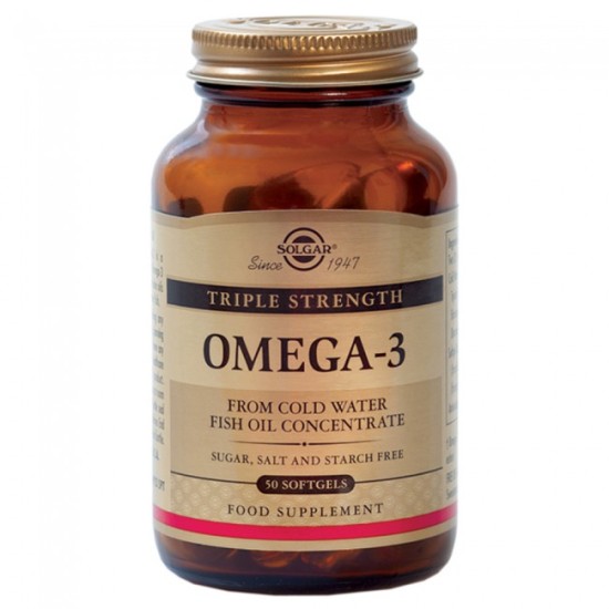 Solgar Omega 3 Triple Strength 50 softgels