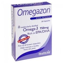 Health Aid Omegazon 750mg 30caps Blister