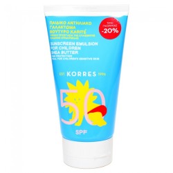 Korres Παιδικό Αντιηλιακό Γαλάκτωμα Βούτυρο Karite SPF50 150ml