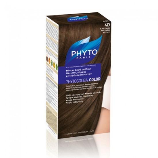 Phyto Phytosolba Color 4d Chatain Clair Dore Kit