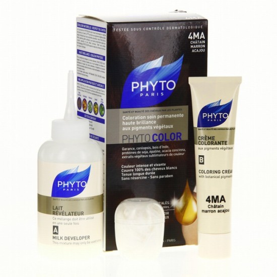 Phyto Phytosolba Color 4MA Chatain Marron Acajou Kit