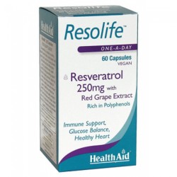 Health Aid Resolife Ρεσβερατρόλη 250mg 60 tabs