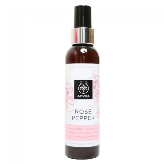 Apivita Rose Pepper Ενισχυμένος Ορός Αναδιαμόρφωσης Κατά Της Κυτταρίτιδας Με Ροζ Πιπέρι 150ml