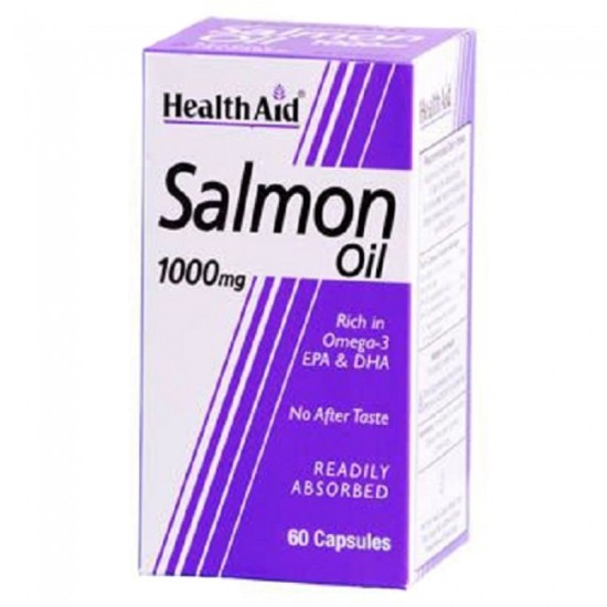 Health Aid Salmon Oil Freshwater 1000mg Capsules 60