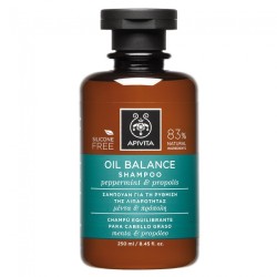 Apivita Oil Balance Shampoo Με Μέντα & Πρόπολη 250ml