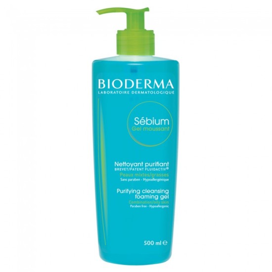 Bioderma Sebium Gel Moussant 500ml (ΔΩΡΟ τα 200ml)