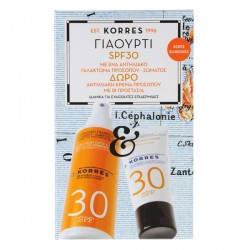 Korres Σετ Αντηλιακό Γαλάκτωμα Σώματος spf30 150ml & Αντηλιακή Κρέμα Προσώπου spf30 50ml