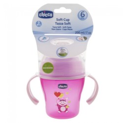 Chicco Soft Cup 6m+ Ροζ