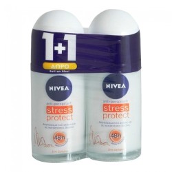 Nivea Stress Protect Woman Roll-on 48h 50ml 1+1 ΔΩΡΟ