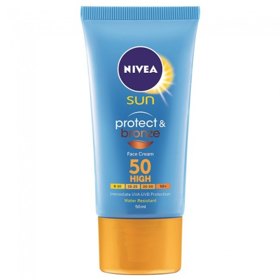 Nivea Sun Protect & Bronze Face Cream SPF50 50ml