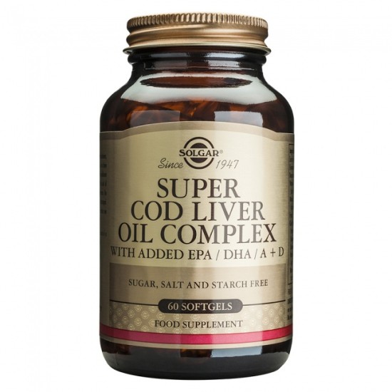 Solgar Super Cod Liver Oil Complex 60 Softgels