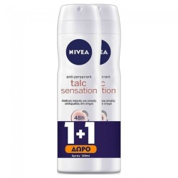 Nivea Talc Sensation Spray 48h 150ml 1+1 ΔΩΡΟ