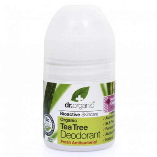 Dr.Organic Tea Tree Deodorant Roll On 50ml