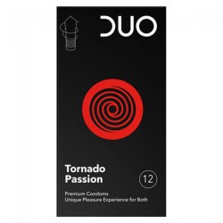 Duo Tornado Passion Με Ραβδώσεις 12 Τεμαχίων