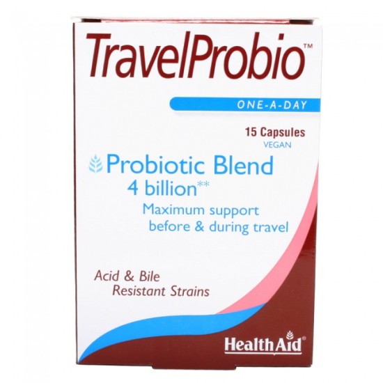 Health Aid Travelprobio 15caps Vegan