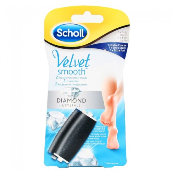 Scholl Velvet Smooth 2 Ανταλλακτικά Roll-On Velvet Soft Diamond