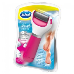 Scholl Velvet Smooth Diamond Crystals Express Pedi Pink