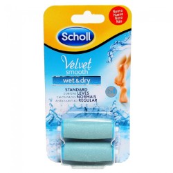 Scholl Velvet Smooth Wet & Dry Ανταλλακτικά Ηλεκτρικής Λίμας 2τεμ